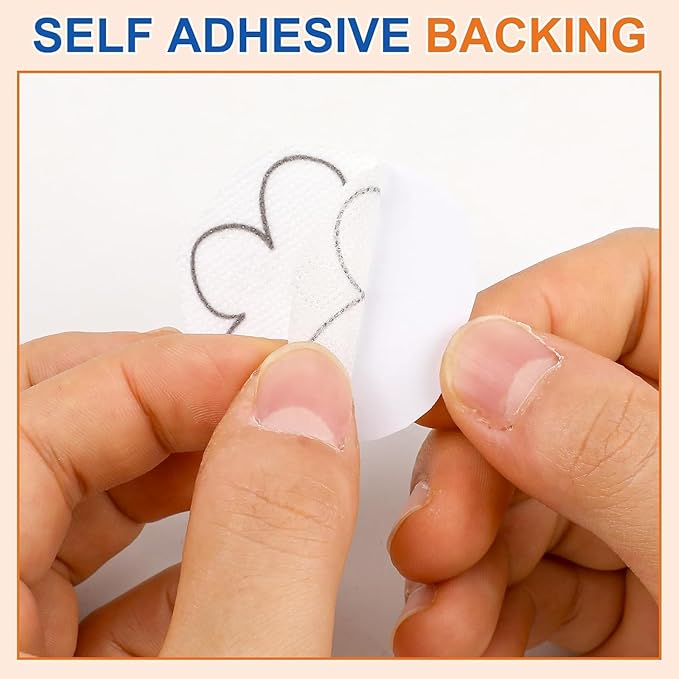 FURWEY 20PCS 8.5"x11" Wash Away Embroidery Stabilizer – Self Adhesive & - Image 3