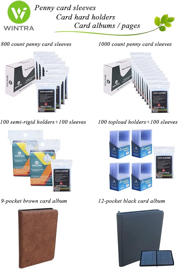 1200 Count Ultra Clear Penny Card Sleeves, Soft Card Protectors - Image 7