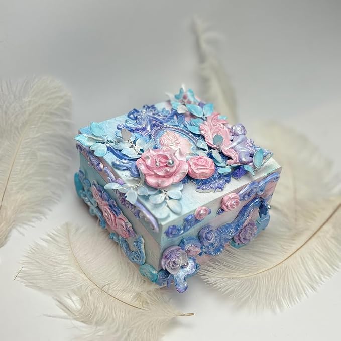 Art Mold for Polyclay Air Dry Clay Plaster, Border Frame - Image 7