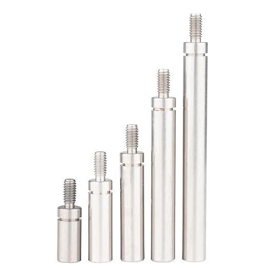 Dial Digital Indicator Extension Stem Rod 4.5mm Diameter M2.5 Thread, 10mm (0.39") to 105mm (4.13") Adjustable Length,Compatible with Dial Test Indicators/Gauges