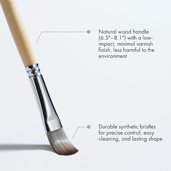 ARTIFY 25 Pieces Professional Paint Brush Set – Expert Series Synthetic Nylon - Image 4