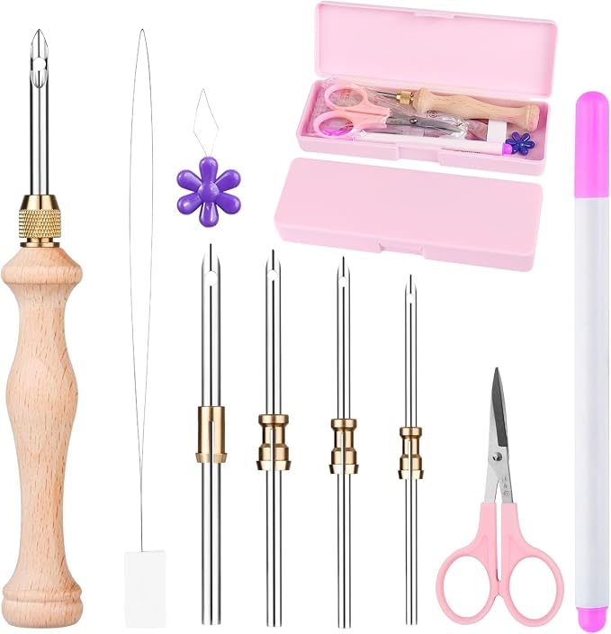 Cheloment 2 Sets of Punch Needle Kit by Unknown