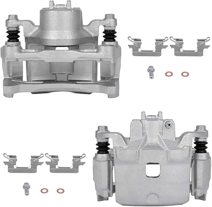 SCITOO Front Left+Right Brake Calipers With Bracket 19B7102 19B7103 Compatible For Nissan Altima 2013-2019 For Nissan Leaf 2014-2017