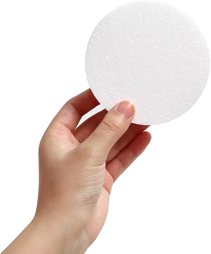 4 Inch 6 Pack Foam Circles for Crafts, Polystyrene Foam Discs for DIY Projects - Image 2