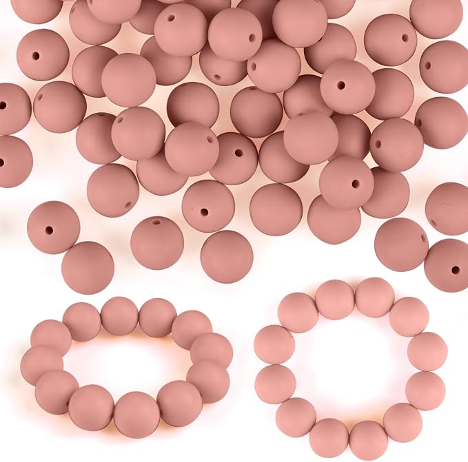 ASTARON 100 Pcs 15mm Silicone Beads by ASTARON