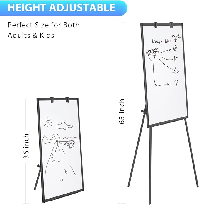 Maxtek Easel Whiteboard 36 x 24, Stand Tripod - Image 4