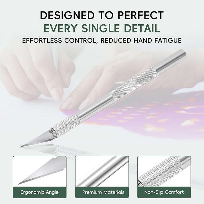16 Pcs Professional Craft Knife Set, Precision Craft Knife - Image 4