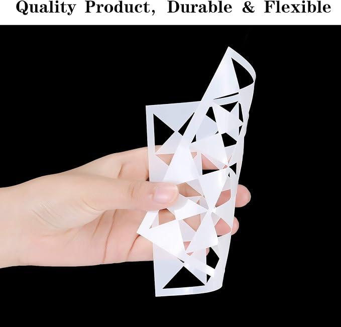 40 Pieces Geometric Stencils Painting Templates - Image 4