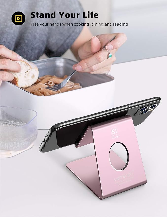 Lamicall Pink Phone Stand, Desk Accessories - Image 2