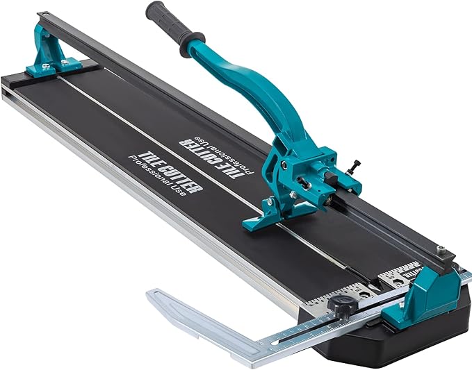 Mophorn Tile Cutter 31 Inch,Manual Tile Cutter Single Rail w/Precise Laser Positioning, Alloy Cutter Wheel with Ergonomic Handle, Accurate Rulers, For Large Tile 0.24"-0.59" Thickness