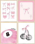 4 Pack Pink Coquette Diamond Art Kits by LEZHIJIA
