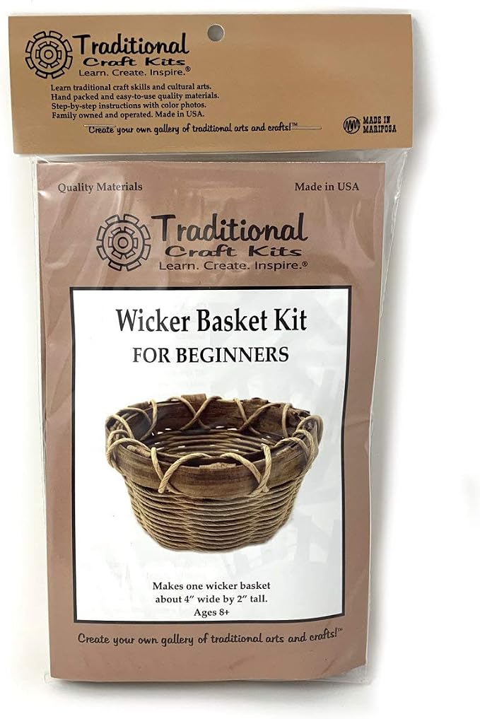 Traditional Craft Kits Wicker Basket Weaving Kit - Image 3