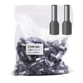 Fidioto AWG6 Wire Ferrules Terminals, 250pcs AWG6 Terminal Connector Wire Insulated Cord Pin Ends Terminals for Electric, Industrial, Chemical Industry, Power Control System, etc.