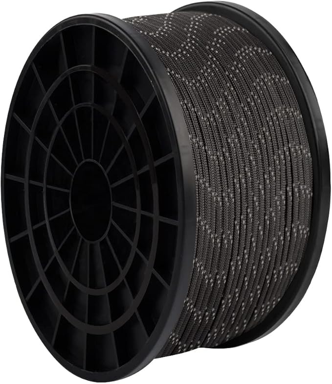 HERCULES Type III Paracord 550 Paracord Rope Parachute Cord, 50' Reflective for Camping Cord, Survival Rope