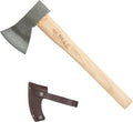 Rheinland Throwing Hatchet - World Axe Throwing League Compliant (1.95lbs, 15.75" Hickory Handle) - German-Made Throwing Axe with Sheath (Natural)