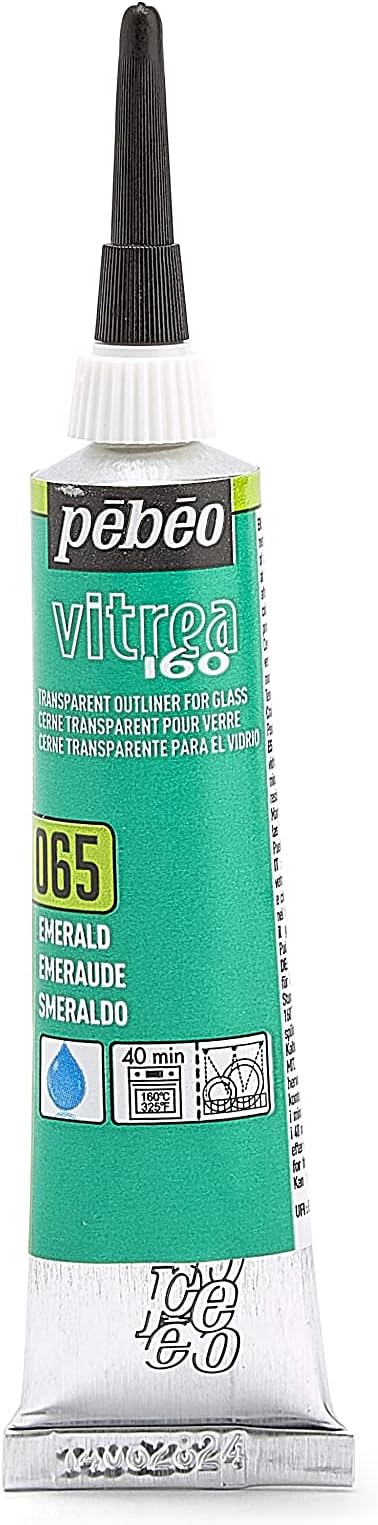 Pebeo Vitrea 160, Glass Paint Outliner, 20 ml Tube by Unknown