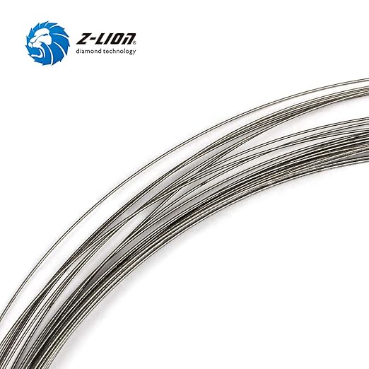 1mm Superfine Diamond Wire Electroplated Cutting Saw Blades for Jade Metal Marble Granite (2 Meters/Lot)