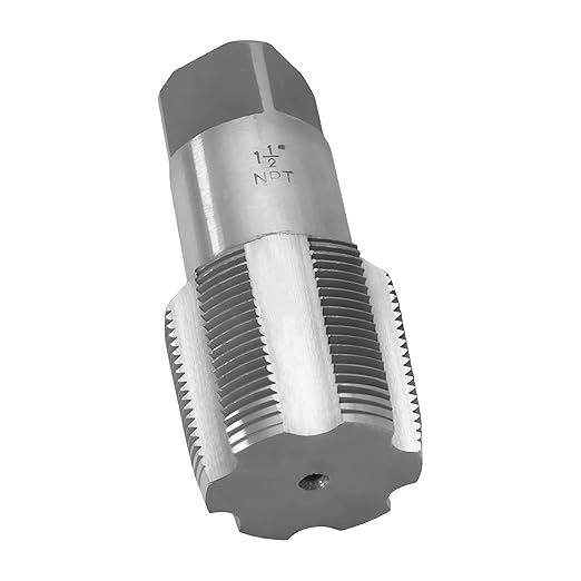 HFS(R)1-1/2" NPT Pipe Tap，Carbon Steel Pipe Threading Tools with Storage Case for Industrial/Plumbing/Auto Repair DIY Thread cutting tools
