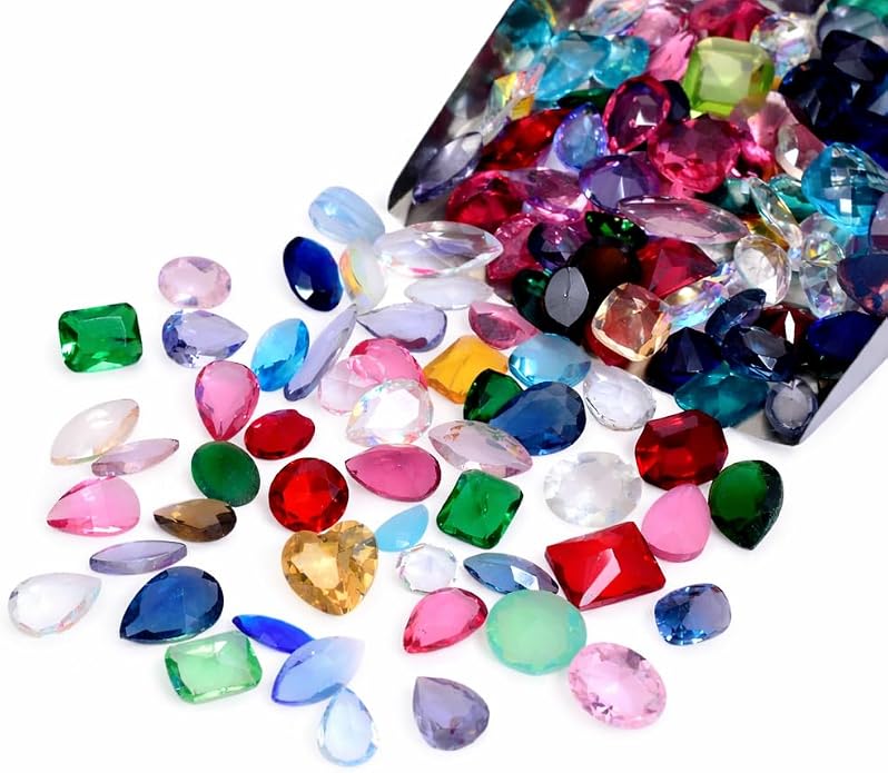 Mixed Natural Glass Loose Gemstones | Grade A+ | Hand Cut & Polished Gemstone by NEETVA