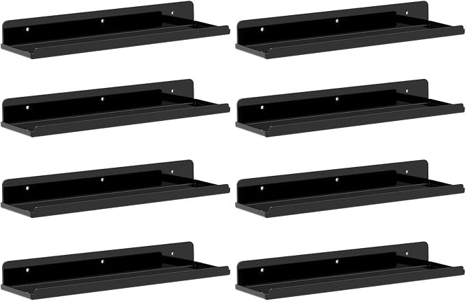 Lifewit Floating Shelves for Wall, Acrylic Display Shelf Wall Mounted for Figure by Lifewit