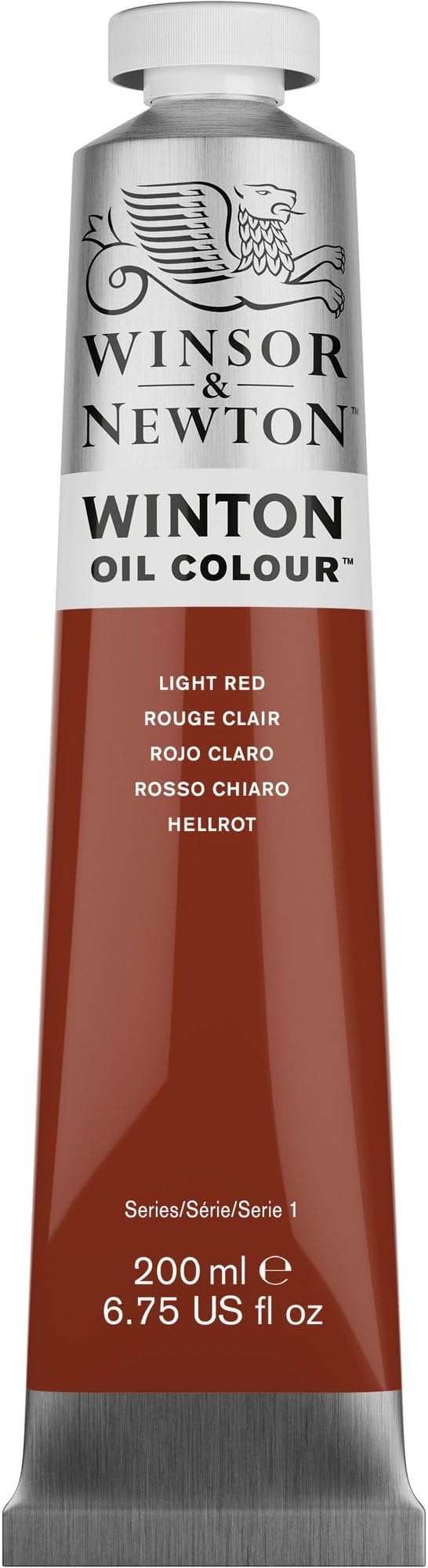 Winsor & Newton Winton Oil Color, 200ml Tube, Light Red - Image 11