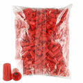 UL Listed Red Electrical Wire End Connectors Ribbed Caps Bulk 500 Pack Large Twist-on Wire Connectors Nuts 22-8 AWG,P6 Type Screw Terminals
