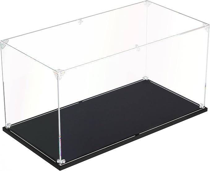 Clear Acrylic Display Case, Self-Assemble Showcase by dofopo