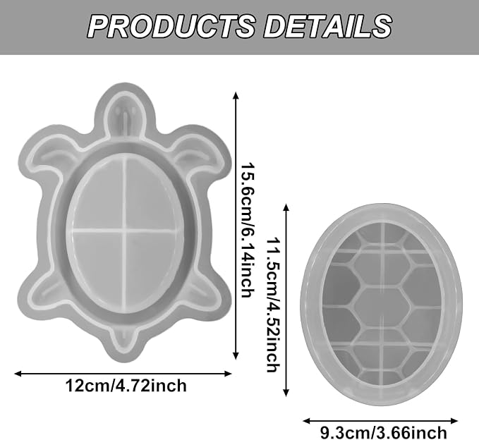 Silicone Turtle Box Resin Mold - Image 2