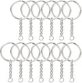 50 Pcs NANSSY 1 Inch/25mm Split Keyrings by NANSSY