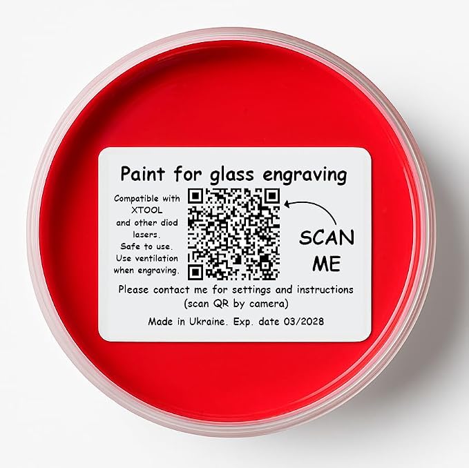 Laser Marking Paint for Glass Etching by uVeans