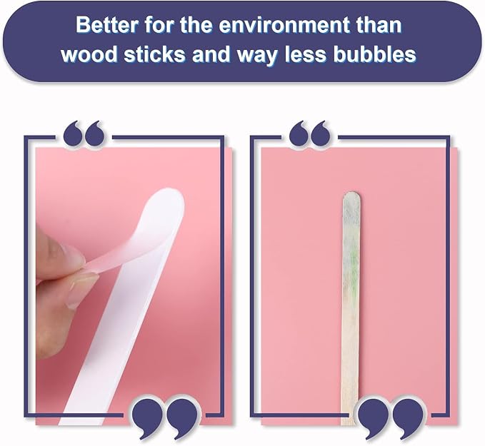 HTVRONT Stir Sticks for Epoxy Resin, 4 Colors | PVC Material, Reusable Plastic - Image 3