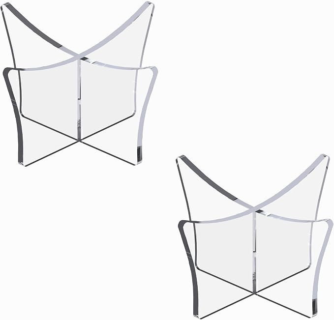 Acrylic Large Ball Stand Holder 4.7x2.6 Inch by HEMYLU