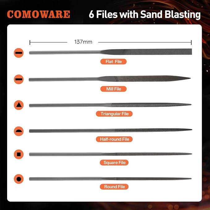 COMOWARE 17Pcs Handsaw & File Set - Image 2
