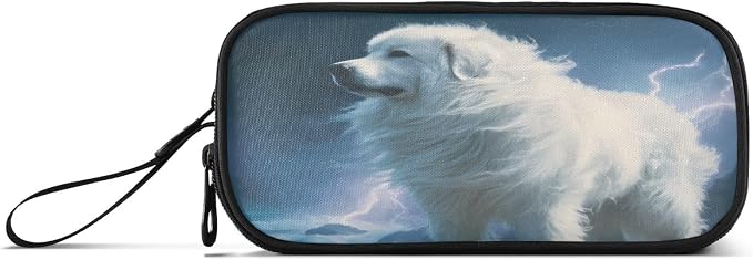 Great Pyrenees Dog Pencil Case Box Boys Girls Large Pencil Pouch Zipper - Image 6