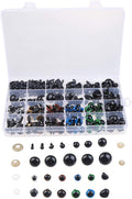 370 PCS 5mm-20mm Solid Black Eyes by CCINEE