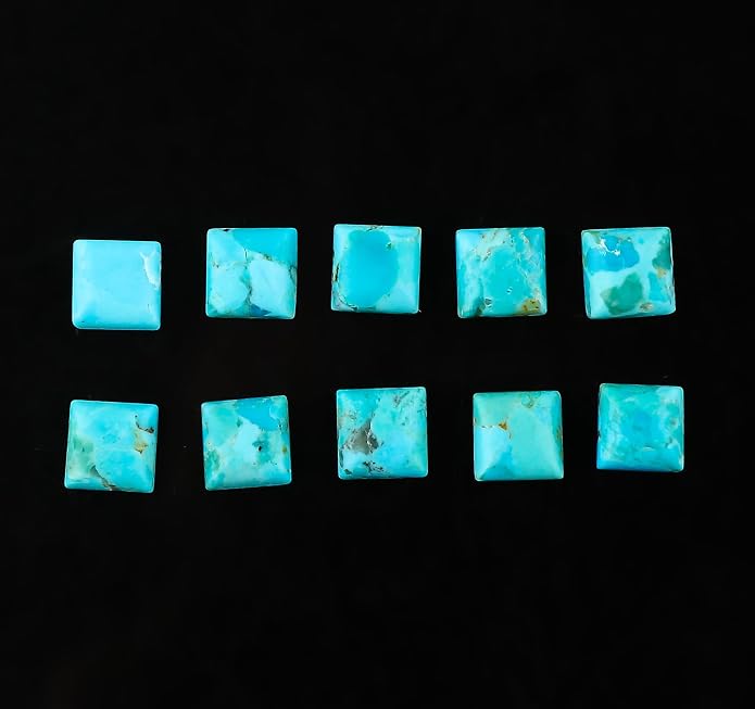 10pcs, Natural Gemstone Cabochon, Wholesale Assorted Flatback Crystals - Image 2