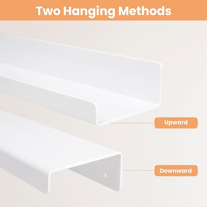 upsimples 2 Pcs 15" Acrylic Shelves - Image 5