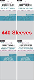 Sleeve Kings Space Base Compatible Sleeves 40 X 89 mm by SleeveKings
