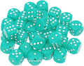 Tupalizy 10mm Acrylic Dice Beads Small 6 Sided Dice Charms by Tupalizy