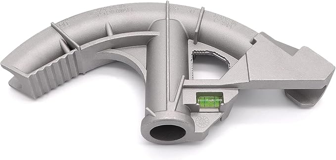 Conduit Hand Bender Tool for 1inch EMT and 3/4 inch Rigid Pipes.8 Degree Inside Radius.(Aluminum)
