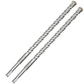 2-Pack SDS Plus Masonry Drill Bits 5/8 Inch x 12 Inch Long Rotary Hammer Drill Bits Carbide Tipped for Concrete Brick Cement Stone Block.