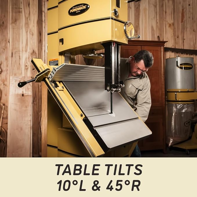 Powermatic 18-Inch Woodworking Bandsaw, 5 HP, 1Ph 230V (PM1800B)