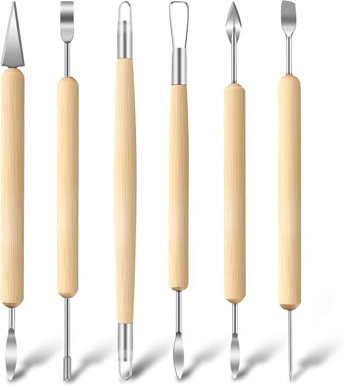 Jetmore 6 Pack Clay Tools Kit, Pottery Tools & Sculpting Tools, Polymer by Jetmore
