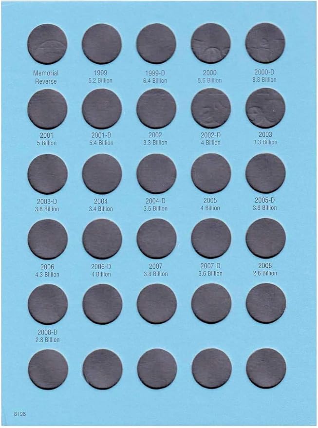 Whitman US Lincoln Memorial Cent Coin Folder Two Volume Set 1959 – 2008#9000 - Image 3