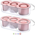 2PC Silicone Ice Mold for Stanley Cup 30 40oz, Tumbler Ice Maker | Easy Fill by NOXETU