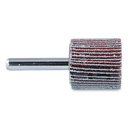 BHA Aluminum Oxide Shank Mounted Flap Wheels, 1” x 1” x 1/4”, 60 Grit - 5 Pack