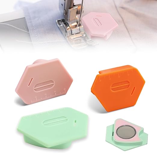 3 Pack Magnetic Seam Guide for Sewing Machine, Upgraded Multifunctional by XIRTAIOV