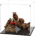 13 Inch Clear Self Assembly Acrylic Display Case, Display Box Storage Holder by KCGANI