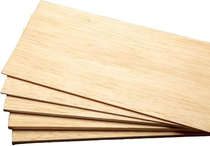 BINOS Balsa Wood Sheets, Model Grade Hobby Craft Balsa Wood Sheet Thin Plank by BINOS