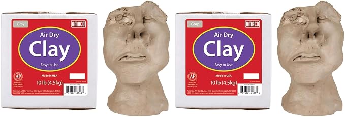 AMACO 4630-3C Air Dry Modeling Clay by AMACO
